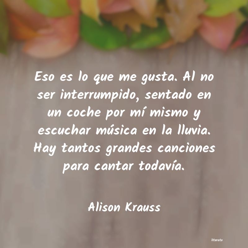 frases de Alison Krauss