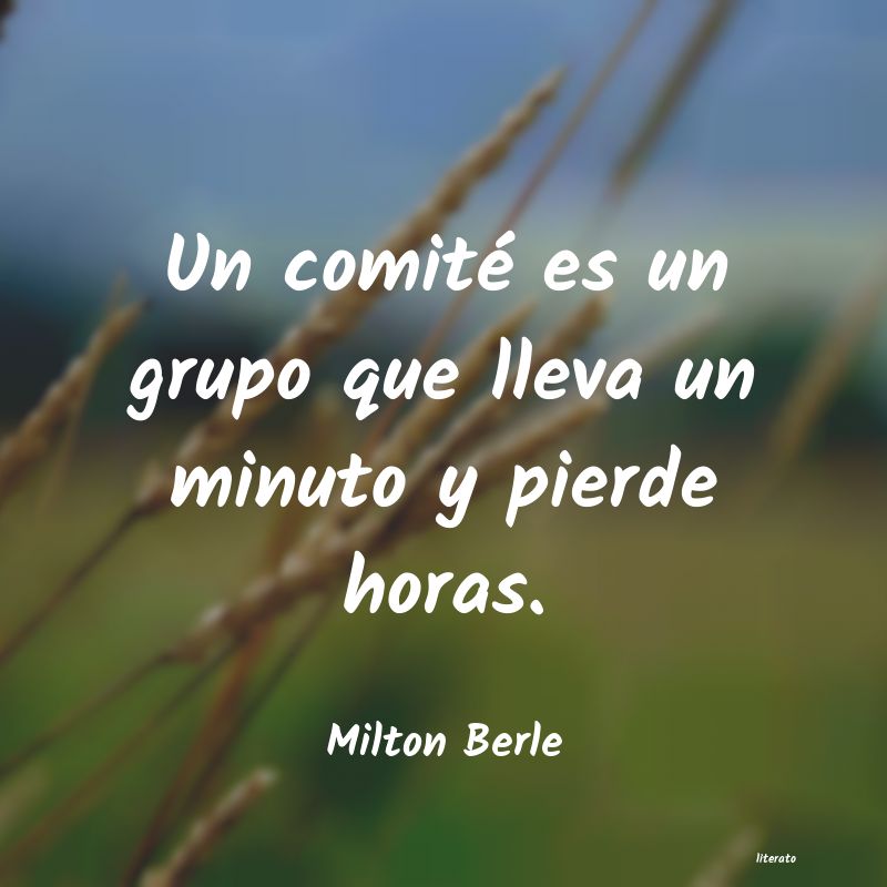 frases de Milton Berle