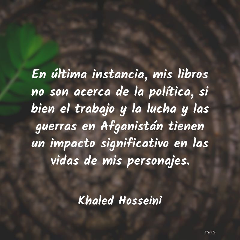 Frases de Khaled Hosseini