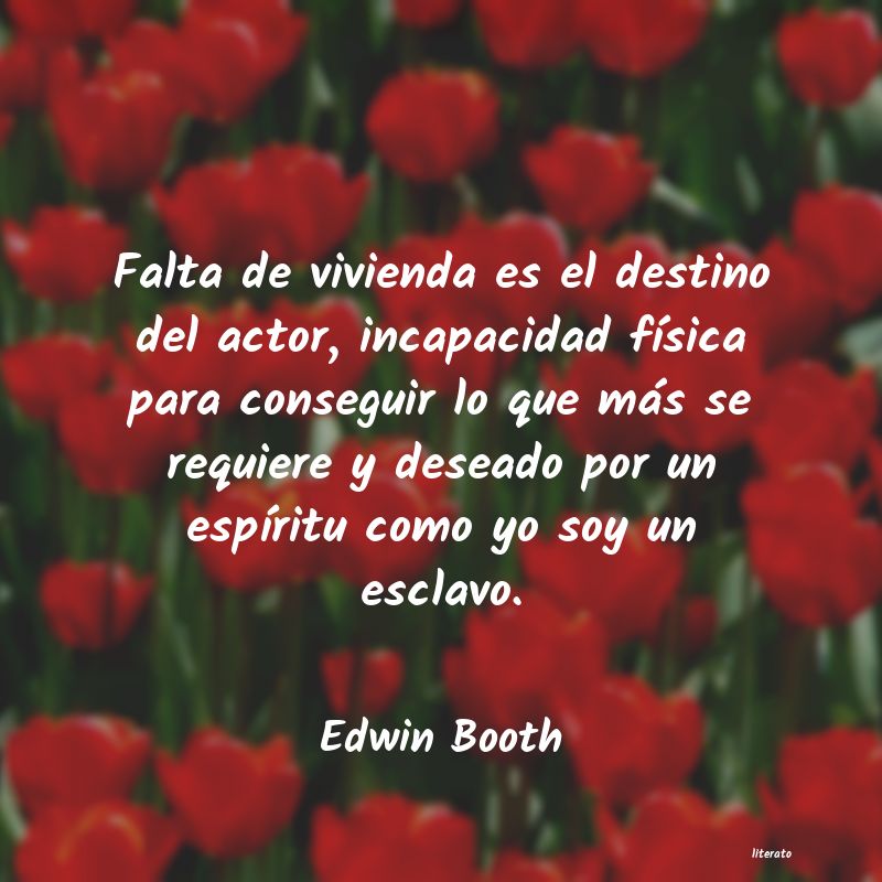 frases de Edwin Booth