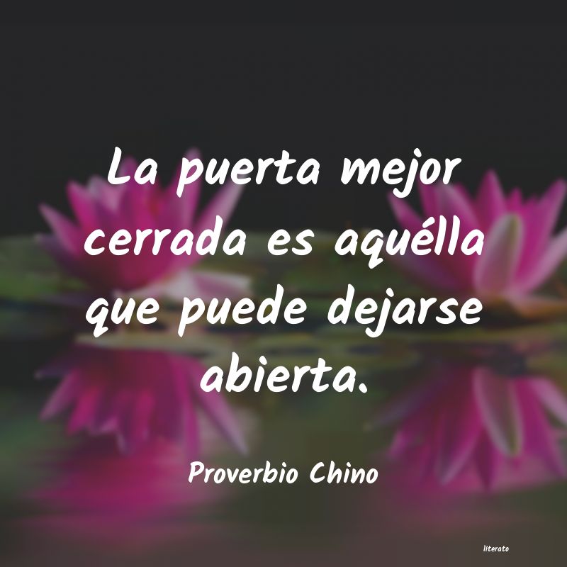 Frases de Proverbio Chino