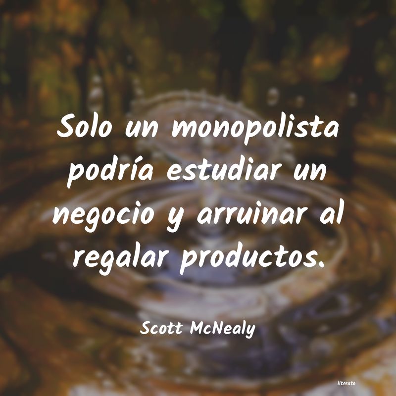 frases de Scott McNealy