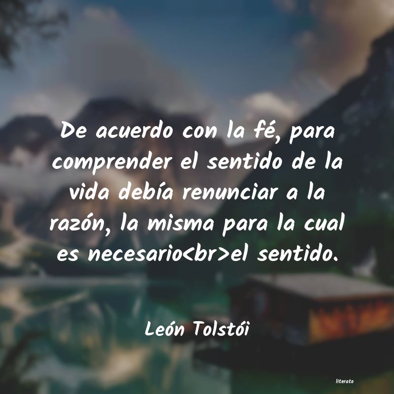 frases de León Tolstói