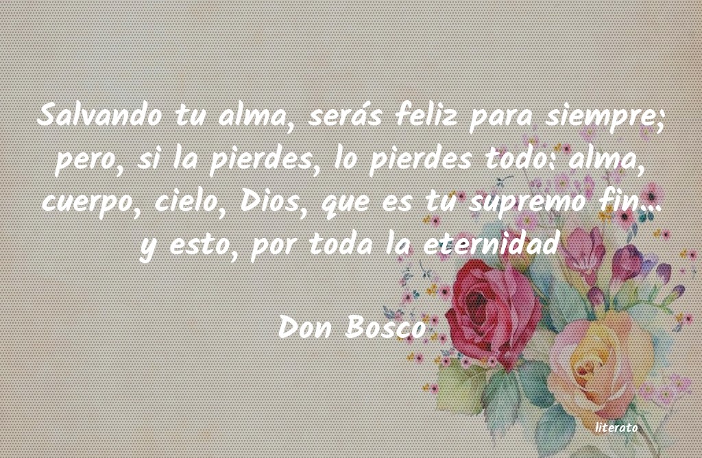 Frases de Don Bosco