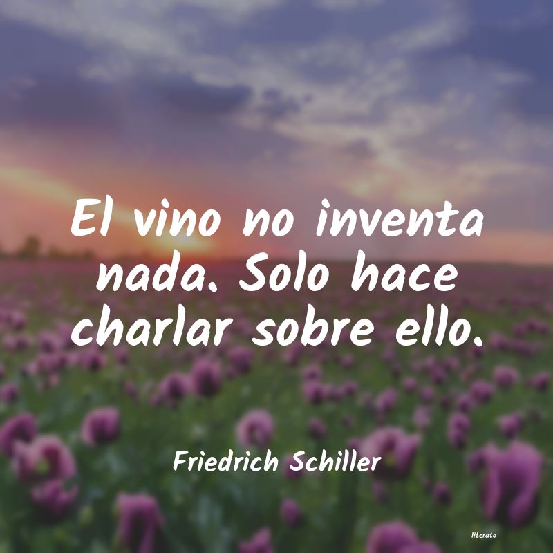 frases de Friedrich Schiller