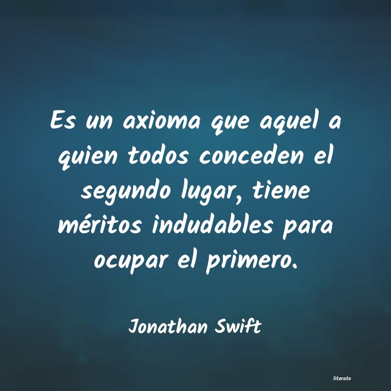 Frases de Jonathan Swift