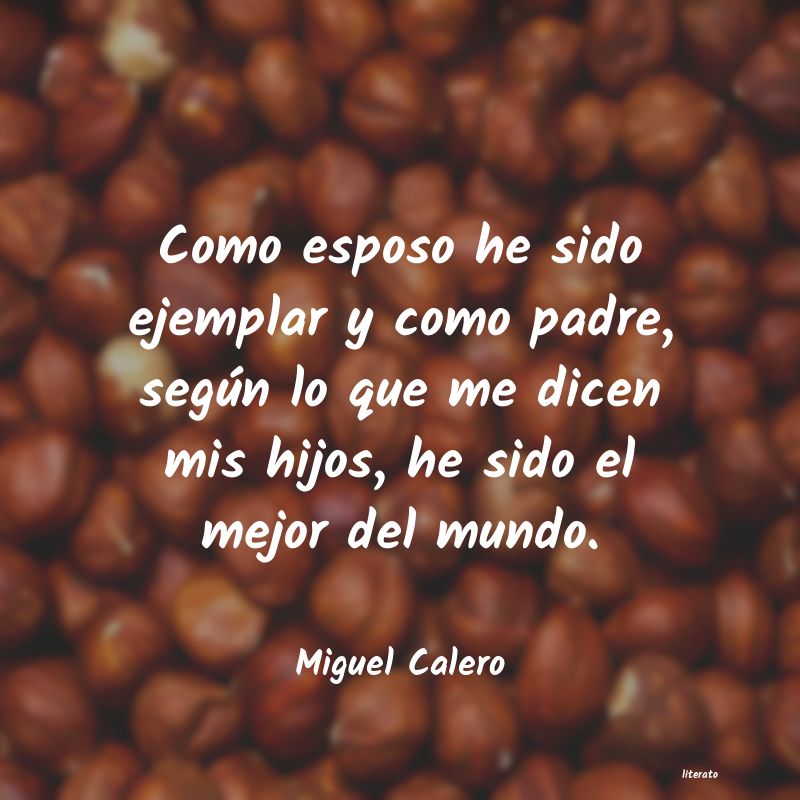 Frases de Miguel Calero