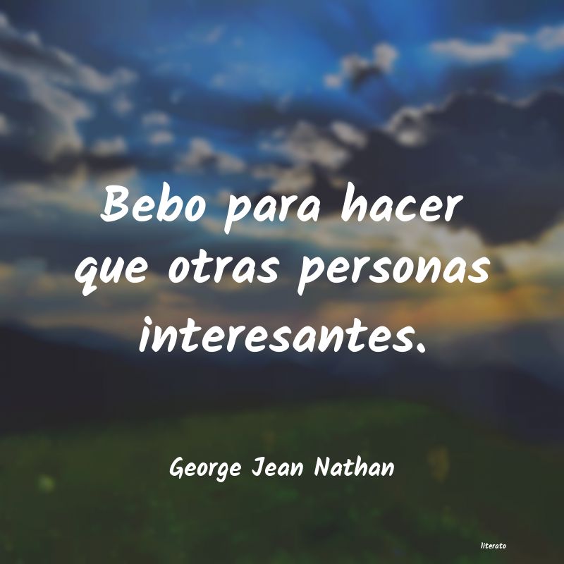 Frases de George Jean Nathan