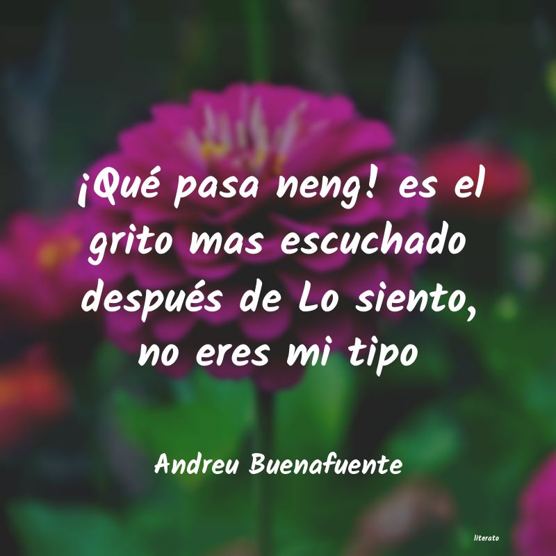 Frases de Andreu Buenafuente