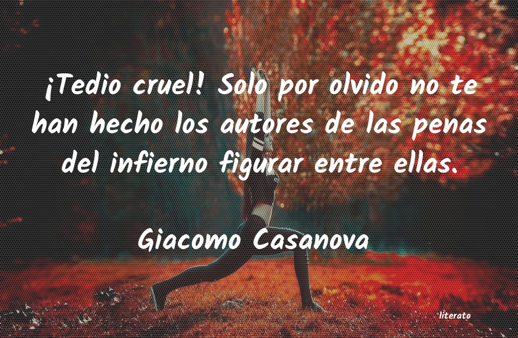 frases de Giacomo Casanova