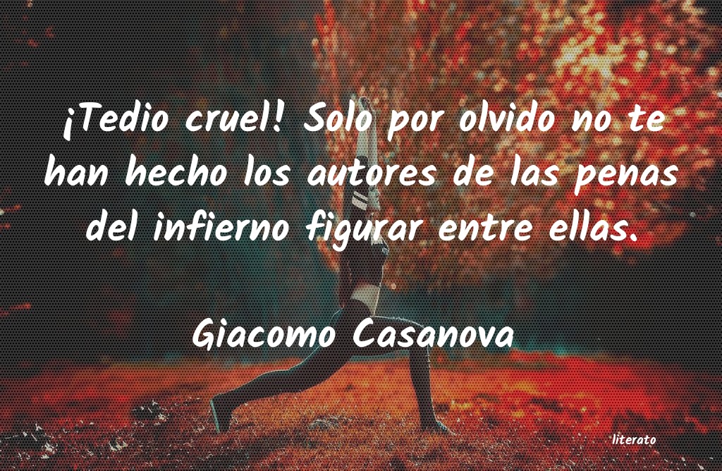 Frases de Giacomo Casanova