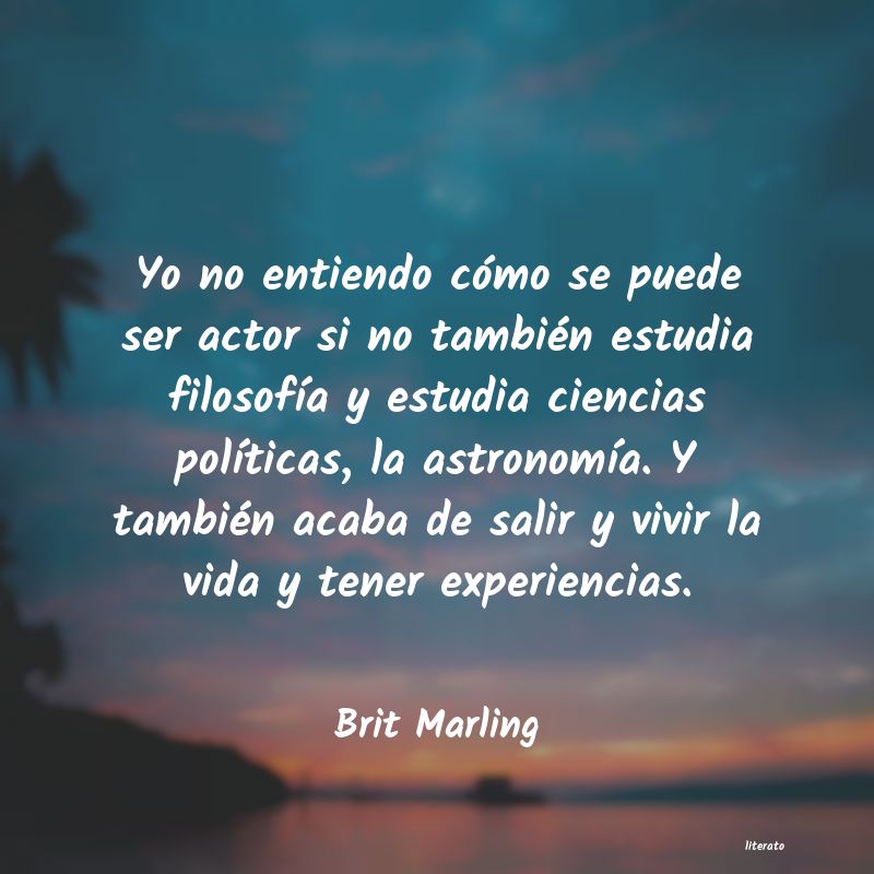 Frases de Brit Marling