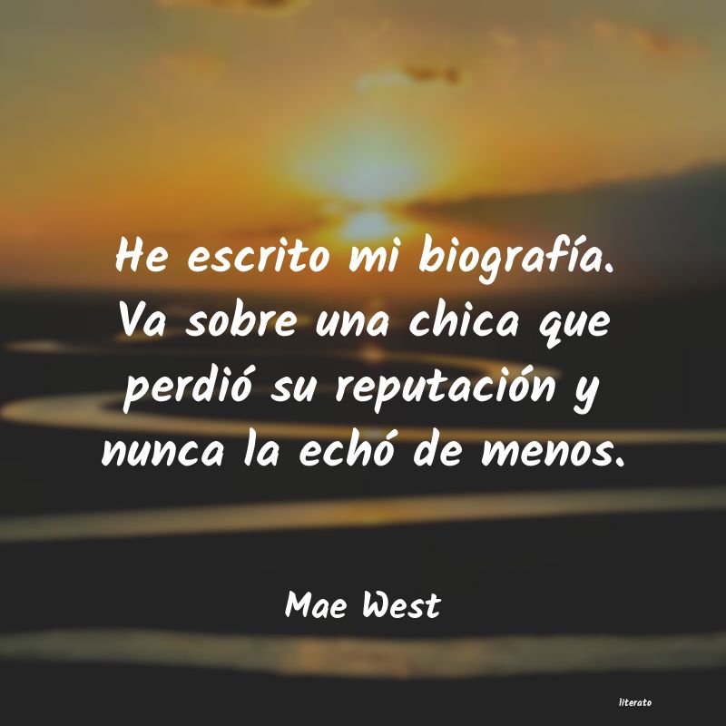 frases de Mae West