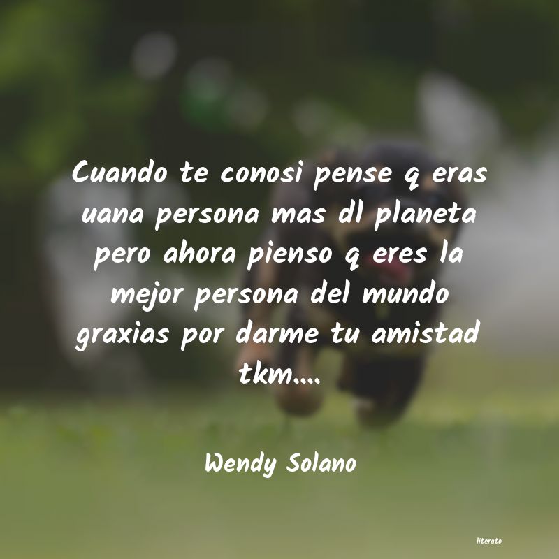 Frases de Wendy Solano