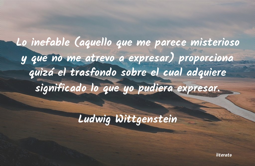 Frases de Ludwig Wittgenstein