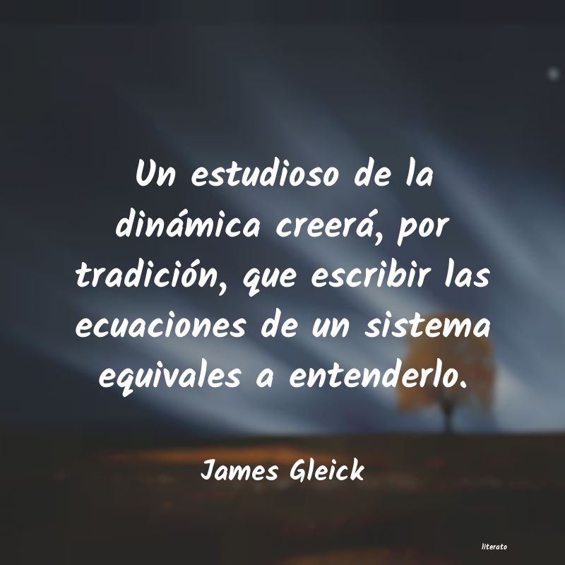 frases de James Gleick