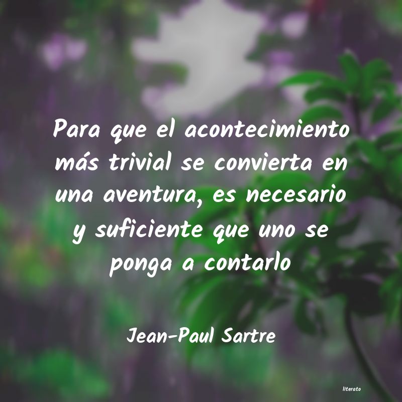 frases de Jean-Paul Sartre