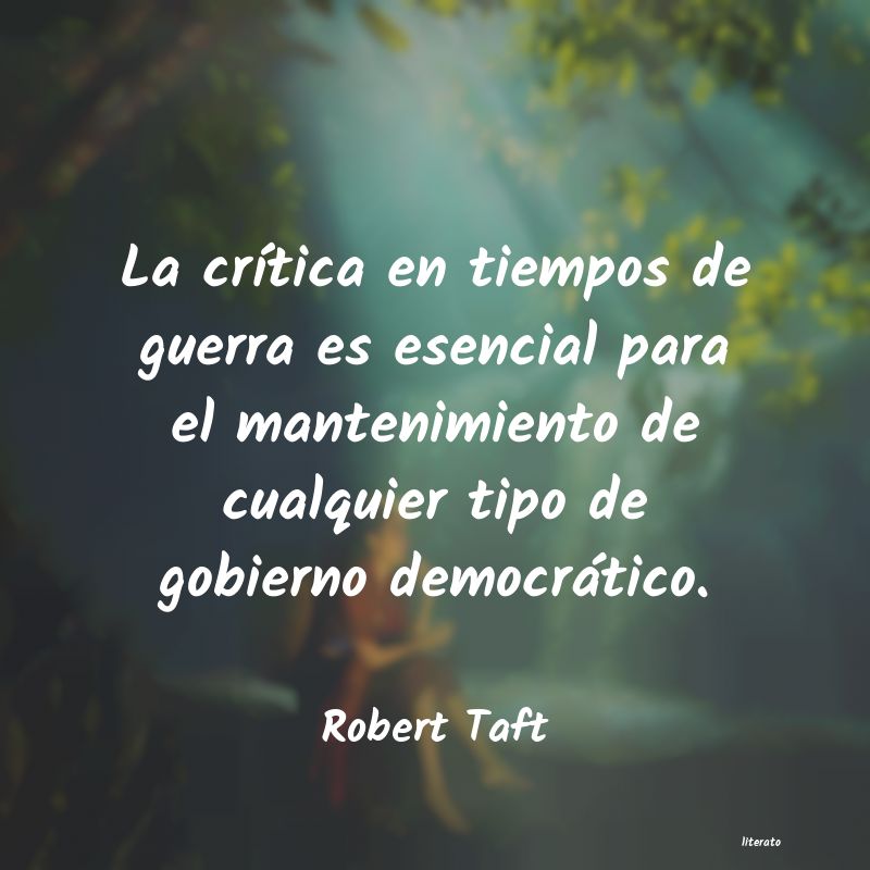 frases de Robert Taft