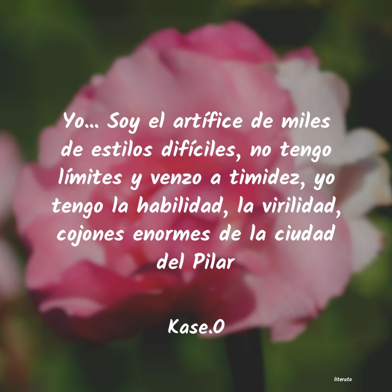 frases de Kase.O