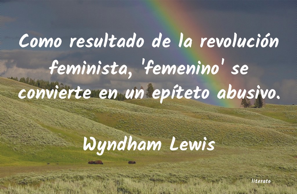 frases de Wyndham Lewis