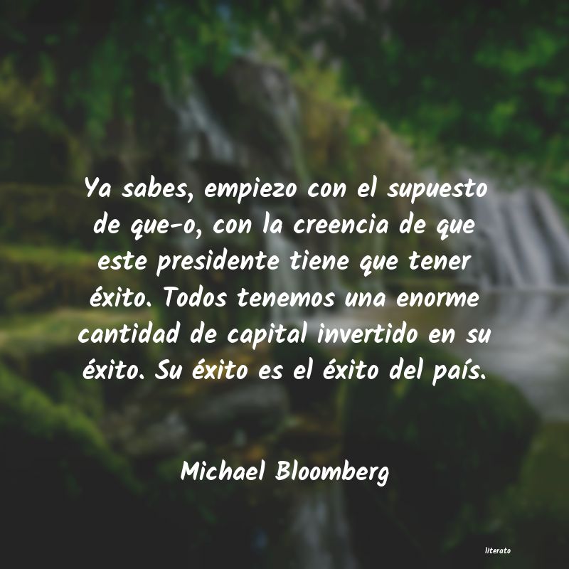 Frases de Michael Bloomberg