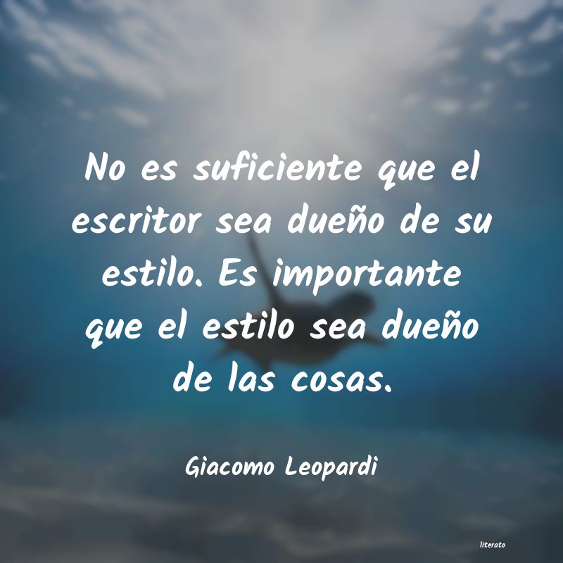 Frases de Giacomo Leopardi