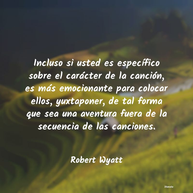 Frases de Robert Wyatt