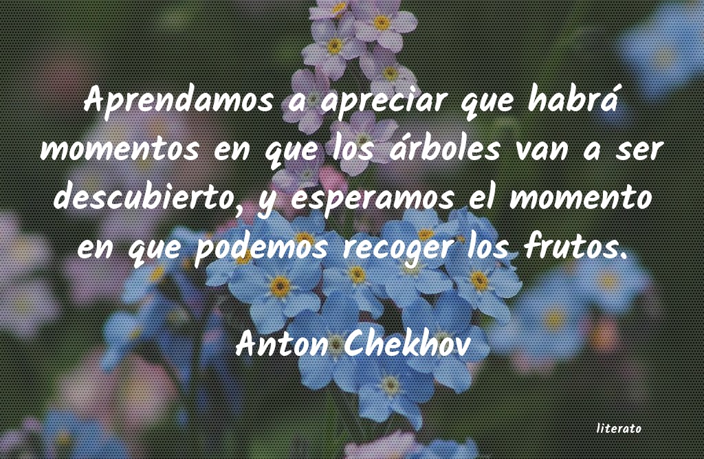 frases de Anton Chekhov