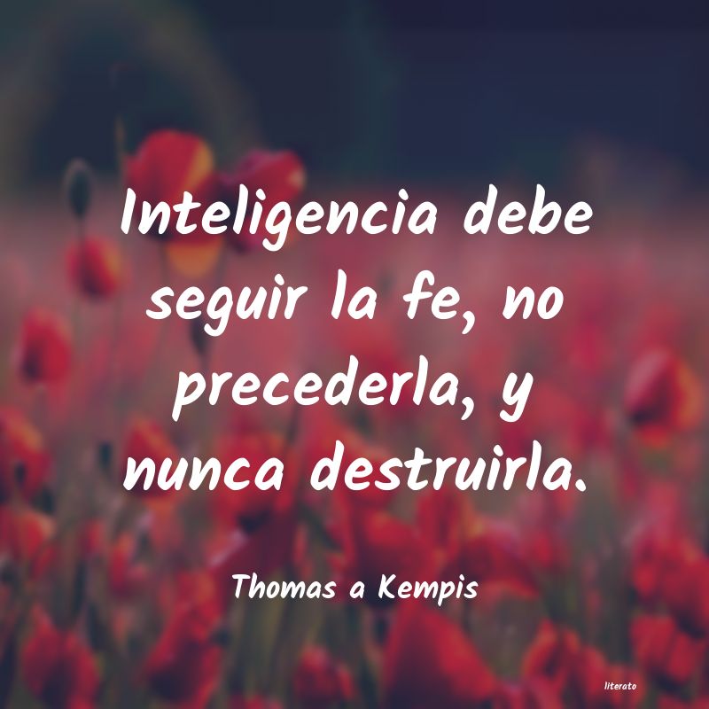 Frases de Thomas a Kempis