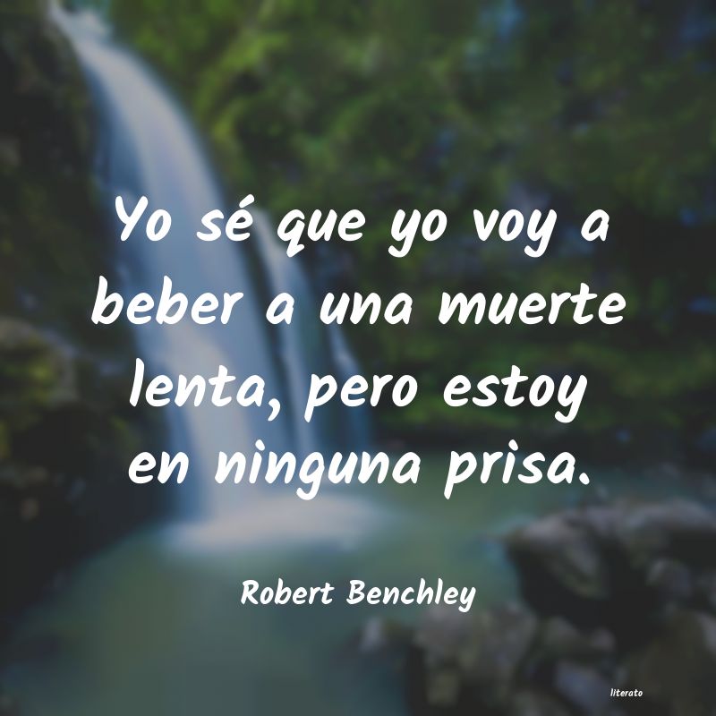 frases de Robert Benchley