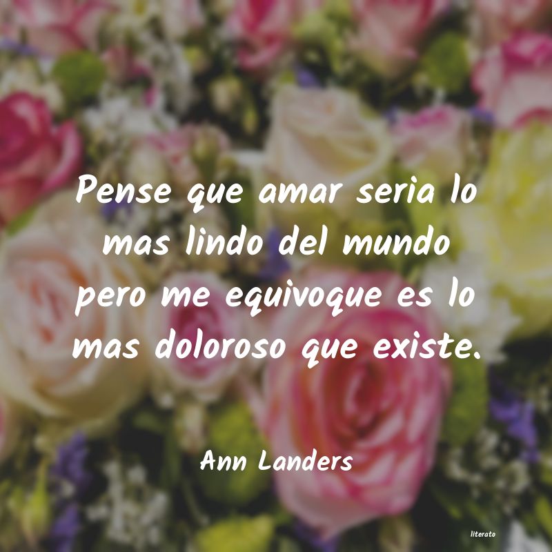 frases de Ann Landers