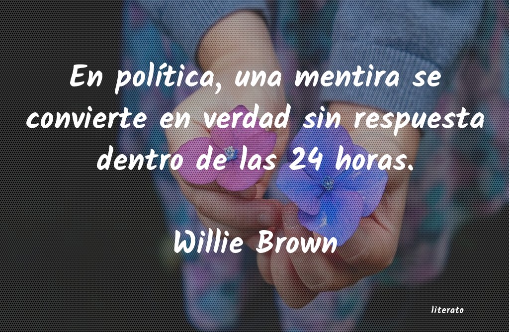 frases de Willie Brown