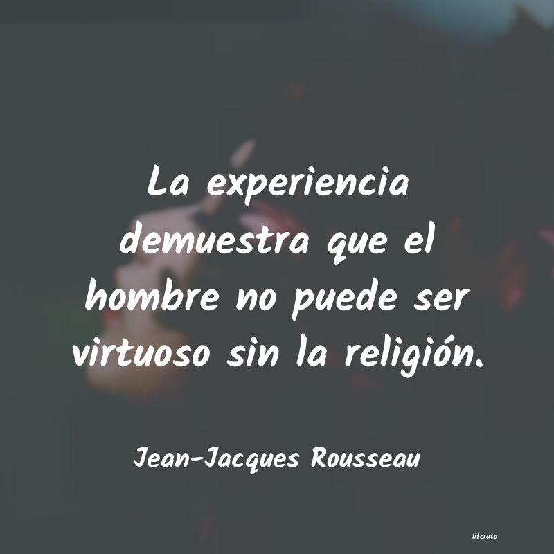 frases de Jean-Jacques Rousseau