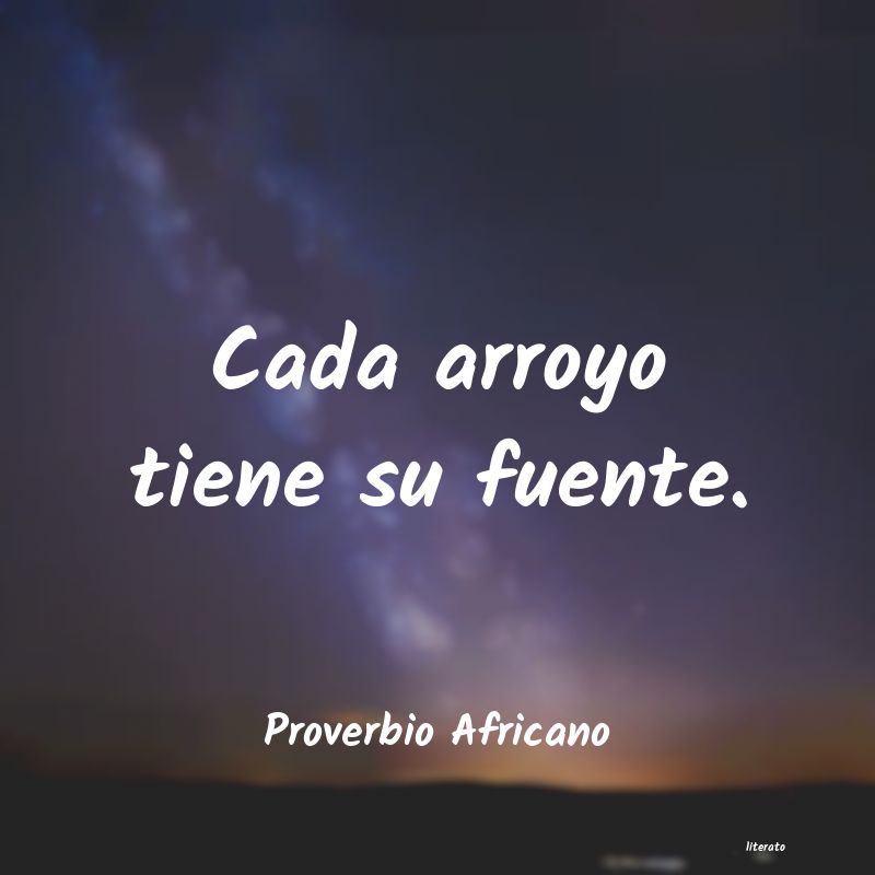 Frases de Proverbio Africano