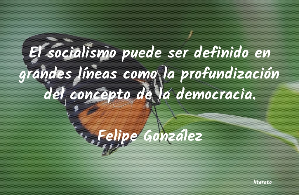 Frases de Felipe González