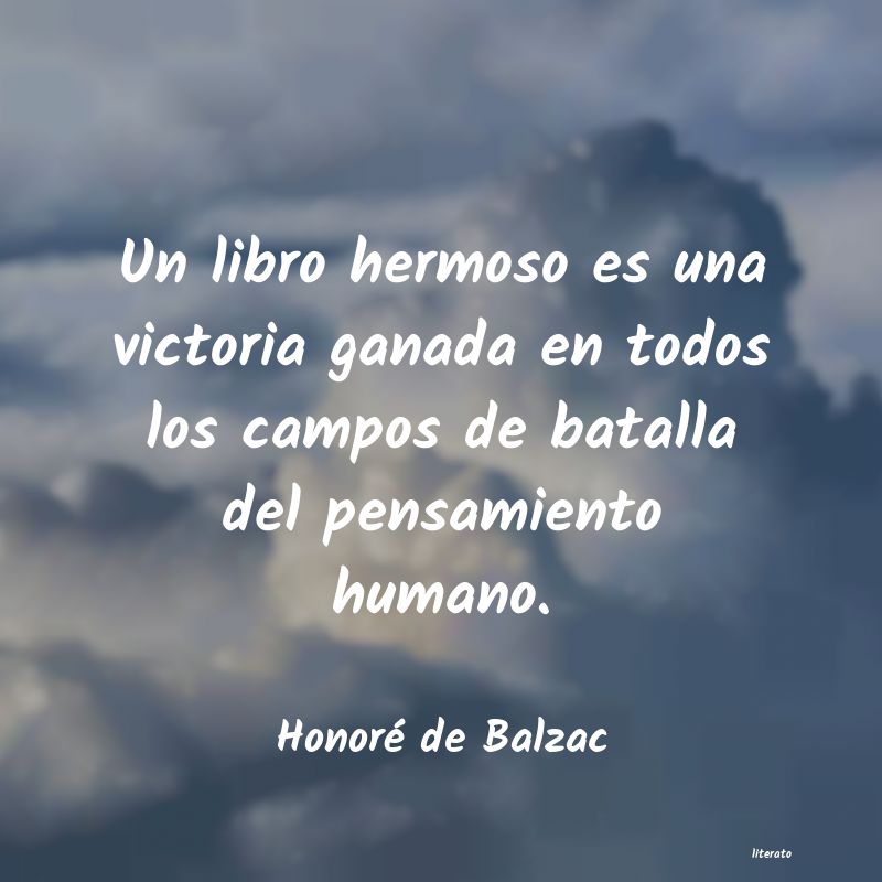 Frases de Honoré de Balzac