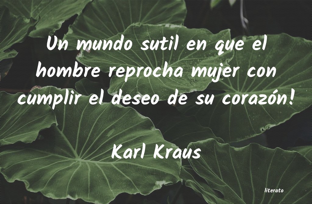 Frases de Karl Kraus