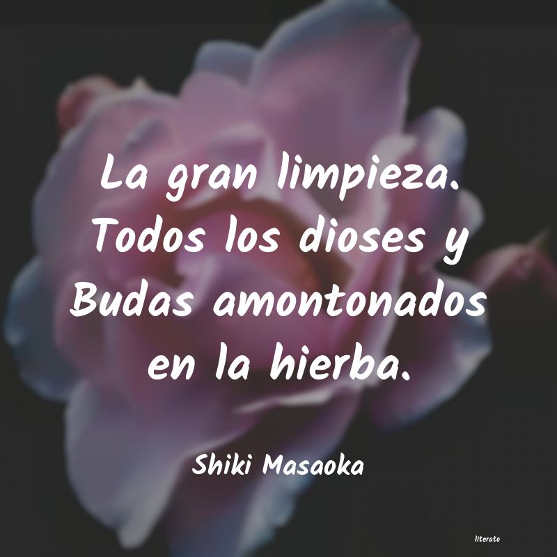 frases de Shiki Masaoka