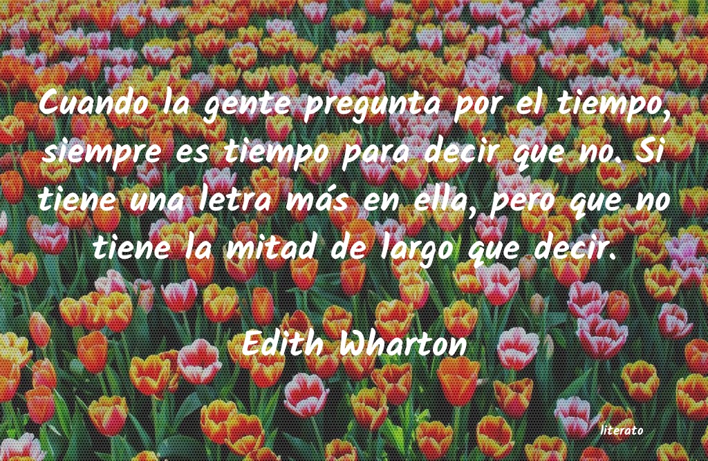 edith wharton hay dos maneras de