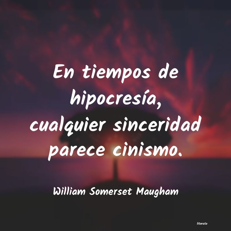 Frases de William Somerset Maugham