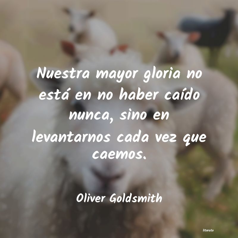 Frases de Oliver Goldsmith