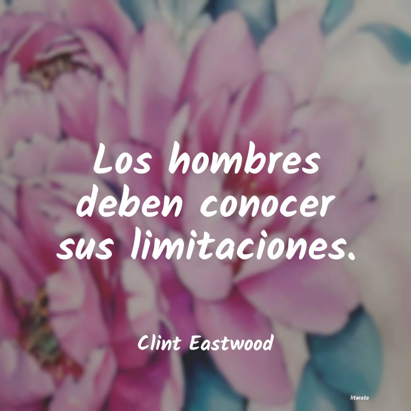 frases de Clint Eastwood