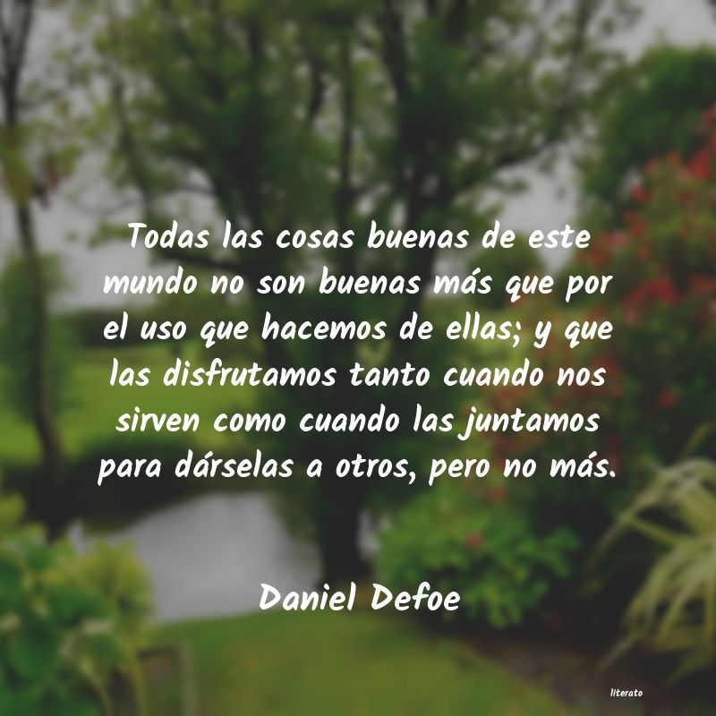 frases de Daniel Defoe