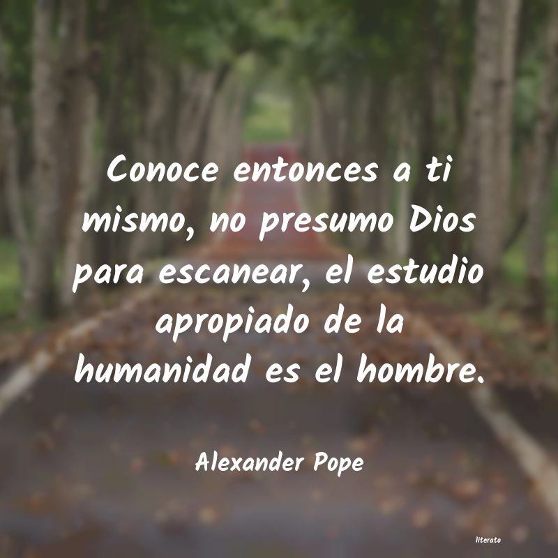 frases de Alexander Pope