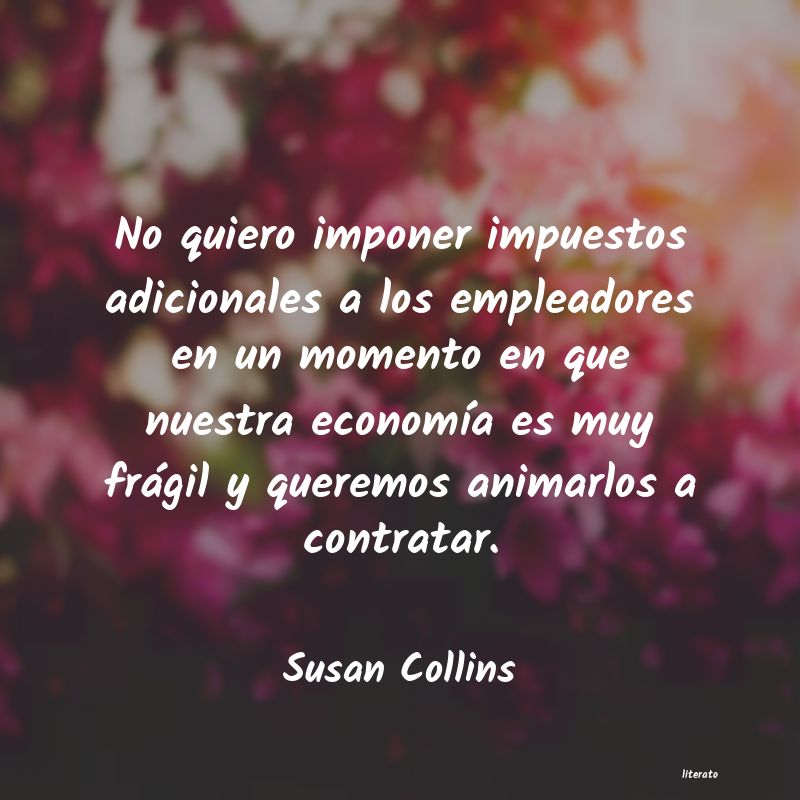 frases de Susan Collins