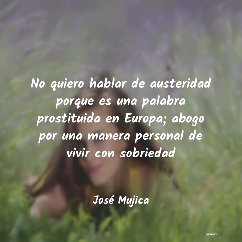 frases de José Mujica