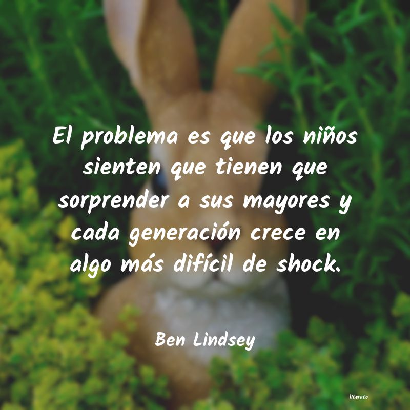 Frases de Ben Lindsey