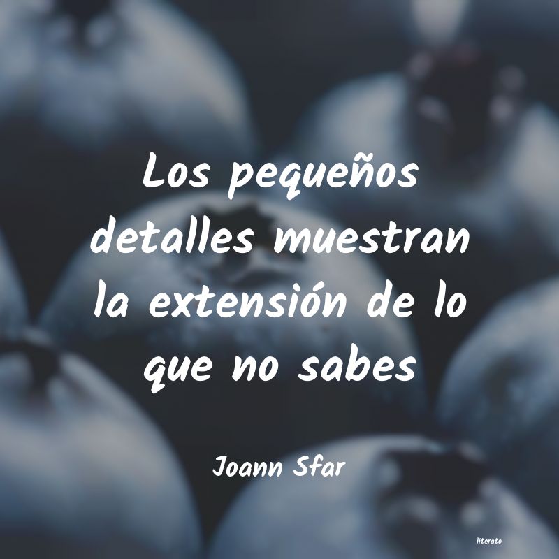 Frases de Joann Sfar