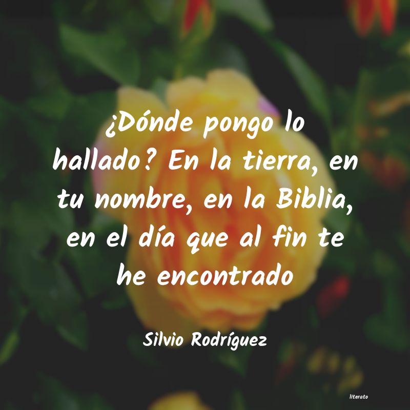 frases de Silvio RodrÃguez