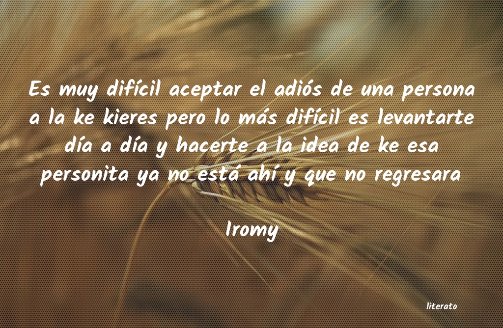 Frases de Iromy